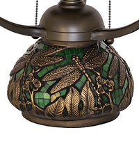16" High Tiffany Dragonfly Table Lamp Bedside Nightstand Reading Desk Table Light by Meyda