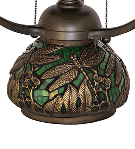 16" High Tiffany Dragonfly Table Lamp Bedside Nightstand Reading Desk Table Light by Meyda