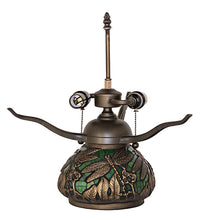 16" High Tiffany Dragonfly Table Lamp Bedside Nightstand Reading Desk Table Light by Meyda