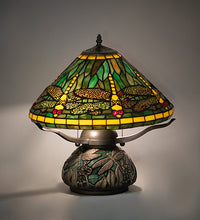 16" High Tiffany Dragonfly Table Lamp Bedside Nightstand Reading Desk Table Light by Meyda