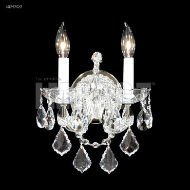 Maria Theresa 2 Light Wall Sconce-Vanity Crystal Chandelier Wall Lamp Home Decor by James R. Moder