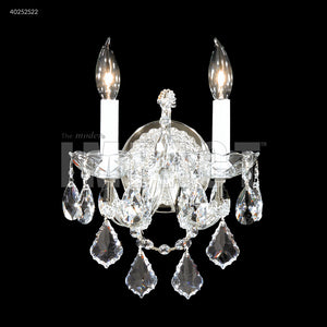 Maria Theresa 2 Light Wall Sconce-Vanity Crystal Chandelier Wall Lamp Home Decor by James R. Moder