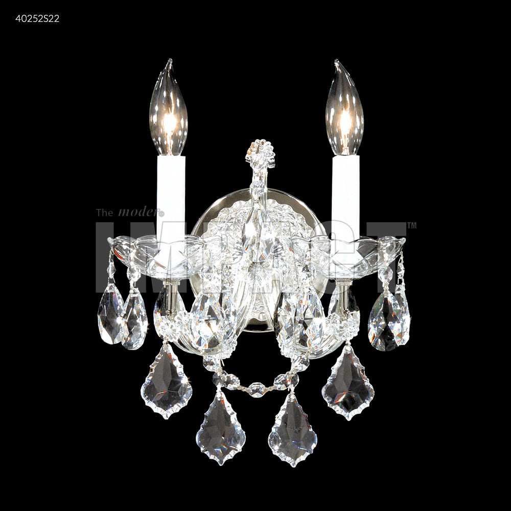Maria Theresa 2 Light Wall Sconce-Vanity Crystal Chandelier Wall Lamp Home Decor by James R. Moder
