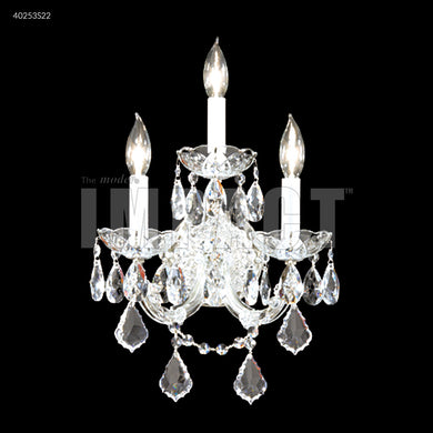 Maria Theresa 3 Light Wall Sconce-Vanity Crystal Chandelier Wall Lamp Home Decor by James R. Moder