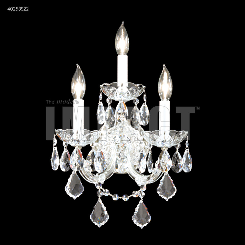 Maria Theresa 3 Light Wall Sconce-Vanity Crystal Chandelier Wall Lamp Home Decor by James R. Moder