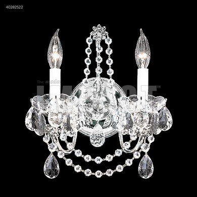 Regalia 2 Light Wall Sconce-Vanity Crystal Chandelier Wall Lamp Home Decor by James R. Moder