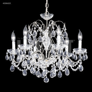 Regalia 6 Light Crystal Clear Chandelier Ceiling Light by James R. Moder