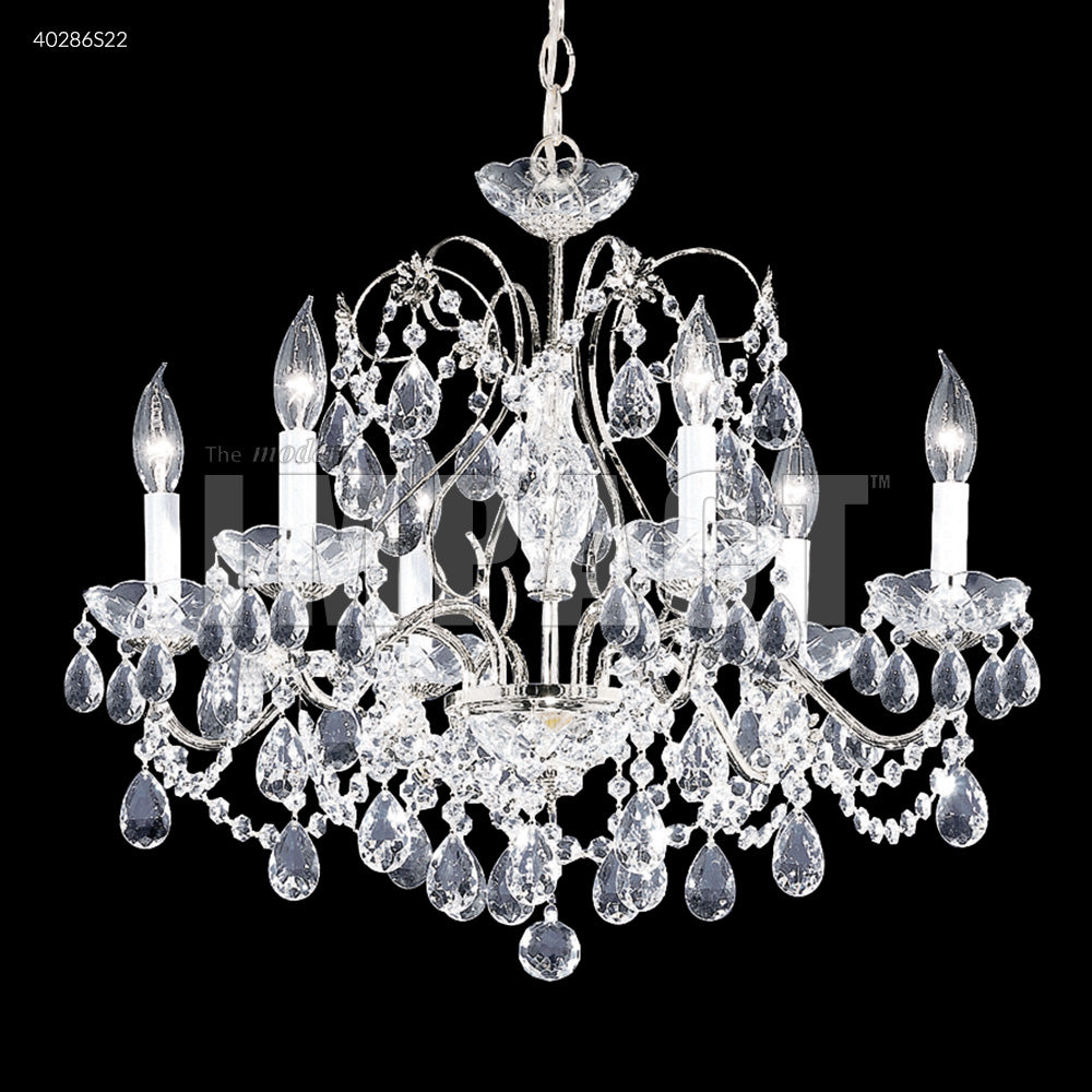 Regalia 6 Light Crystal Clear Chandelier Ceiling Light by James R. Moder