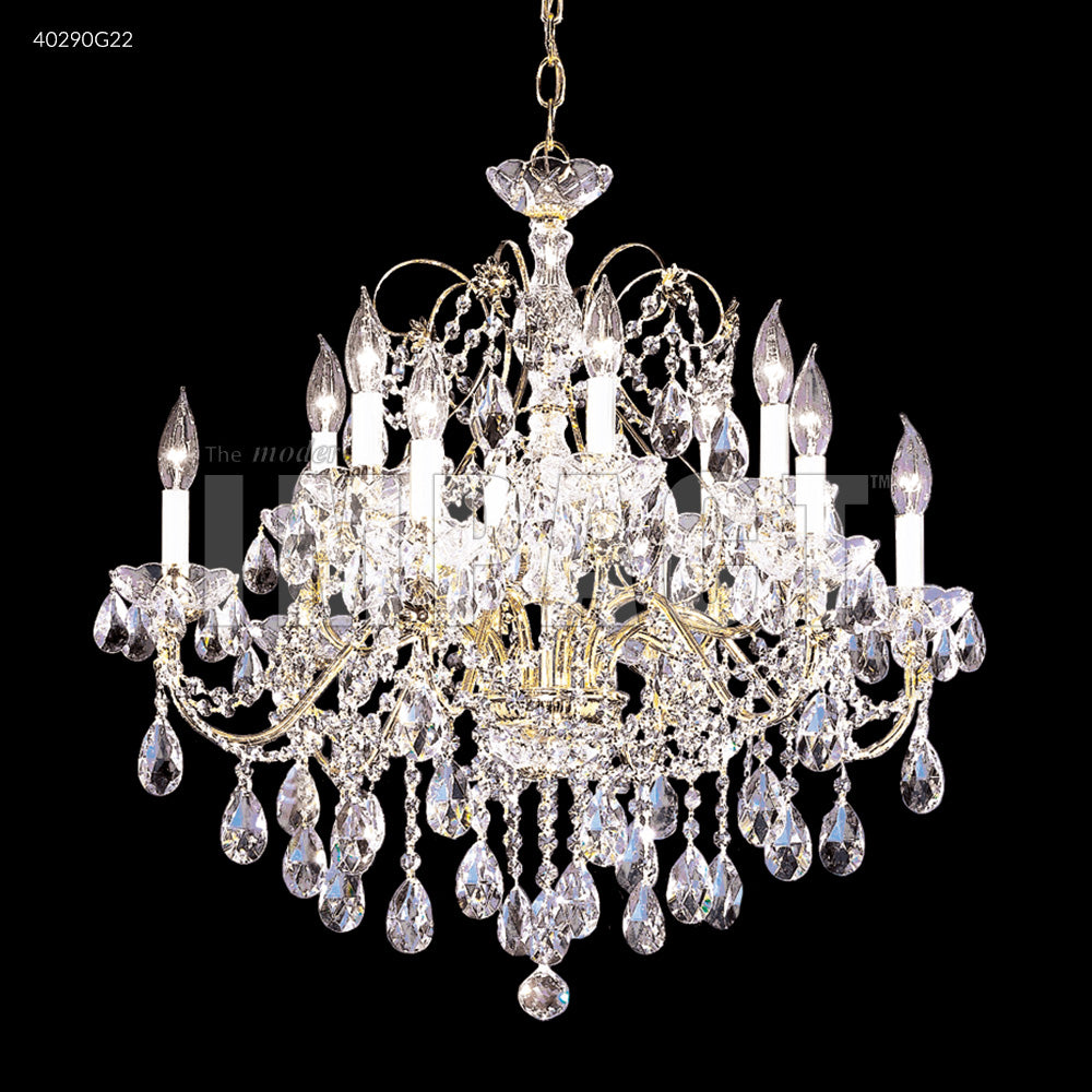Regalia 12 Light Crystal Chandelier Ceiling Light by James R. Moder