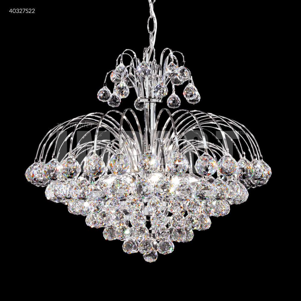 Cascade 7 Light Crystal Chandelier Ceiling Light by James R. Moder
