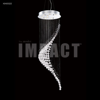 Crystal Rain Entry Chandelier Ceiling Light by James R. Moder