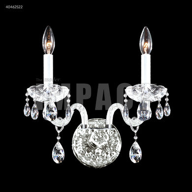 Palace Ice 2 Light Wall Sconce-Vanity Crystal Chandelier Wall Lamp Home Decor by James R. Moder