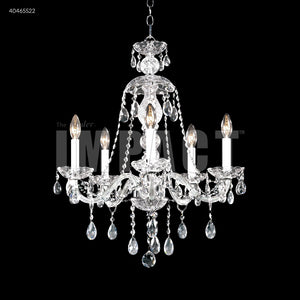 Palace Ice 5 Light Crystal Chandelier Ceiling Light by James R. Moder