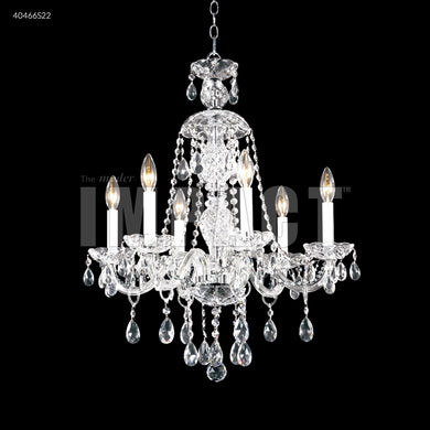 Palace Ice 6 Light Crystal Chandelier Ceiling Light by James R. Moder