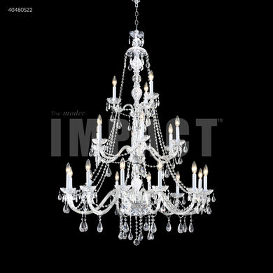 Palace Ice 21 Light Crystal Chandelier Ceiling Light by James R. Moder