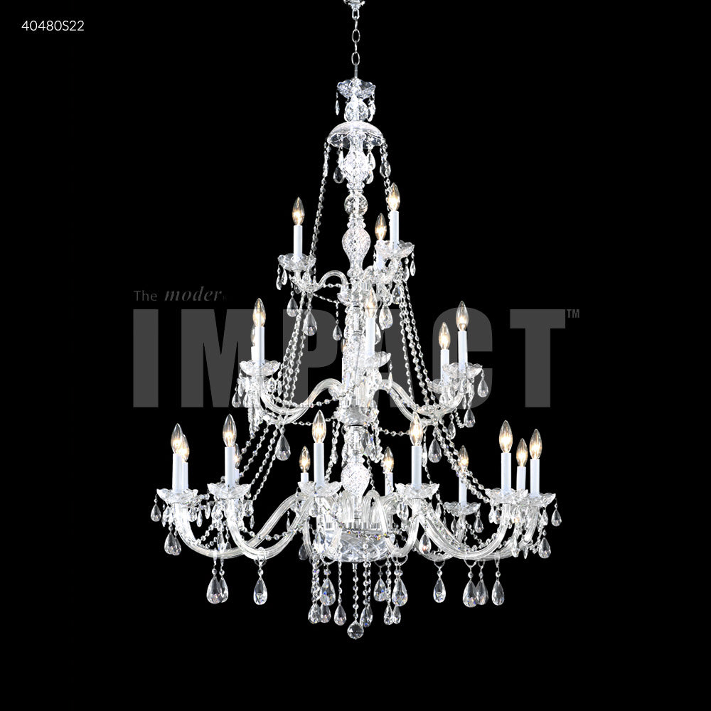 Palace Ice 21 Light Crystal Chandelier Ceiling Light by James R. Moder