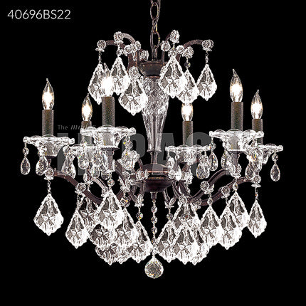 Cosenza 6 Light Crystal Chandelier Ceiling Light by James R. Moder