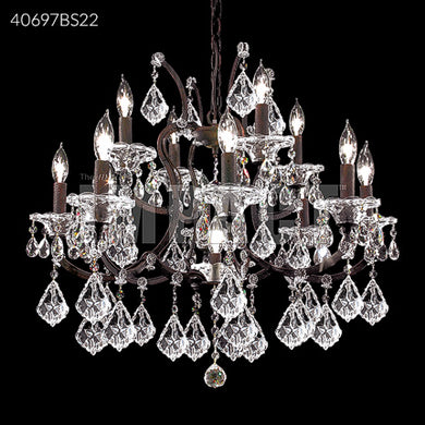 Cosenza 12 Light Crystal Chandelier Ceiling Light by James R. Moder