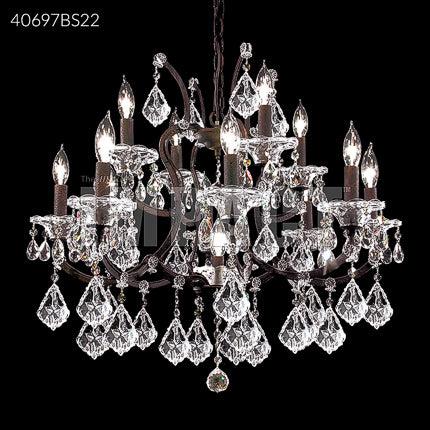 Cosenza 12 Light Crystal Chandelier Ceiling Light by James R. Moder