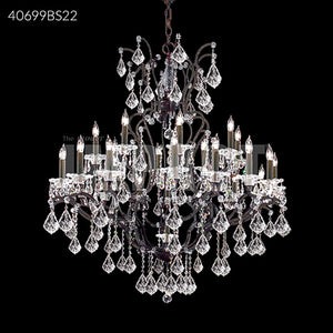 Cosenza 24 Light Crystal Chandelier Ceiling Light by James R. Moder