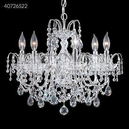 Regalia 6 Light Crystal Clear Chandelier Ceiling Light by James R. Moder