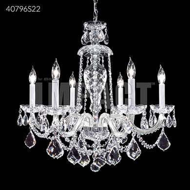 Palace Ice 6 Light Crystal Chandelier Ceiling Light by James R. Moder