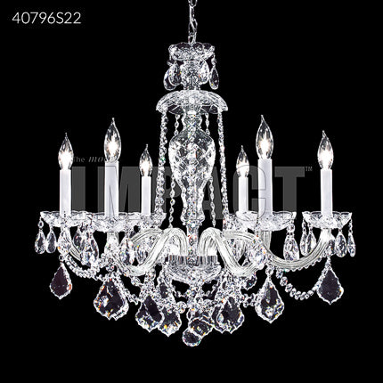 Palace Ice 6 Light Crystal Chandelier Ceiling Light by James R. Moder