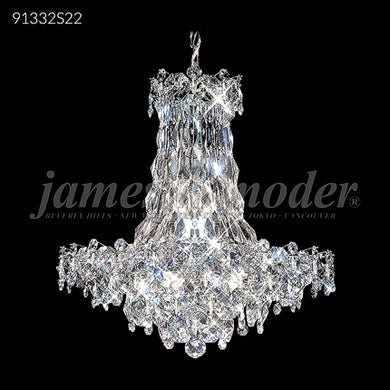 Continental Fashion 16 Light Crystal Chandelier European Trend Free-Form Design Ceiling Light by James R. Moder