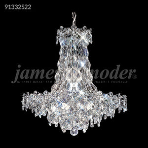 Continental Fashion 16 Light Crystal Chandelier European Trend Free-Form Design Ceiling Light by James R. Moder