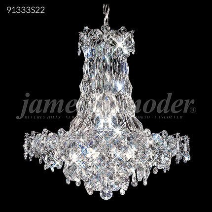 Continental Fashion 31 Light Crystal Chandelier European Trend Free-Form Design Ceiling Light by James R. Moder