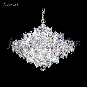 Continental Fashion 13 Light Crystal Chandelier European Trend Free-Form Design Ceiling Light by James R. Moder