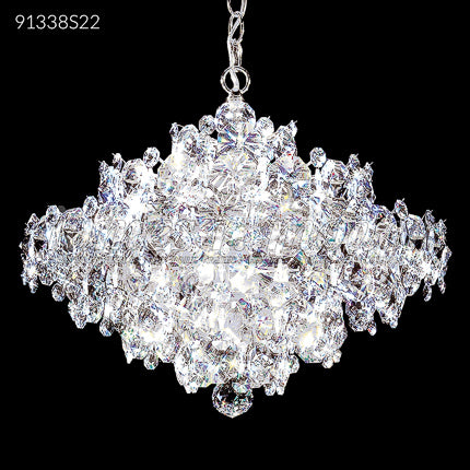 Continental Fashion 25 Light Crystal Chandelier European Trend Free-Form Design Ceiling Light by James R. Moder