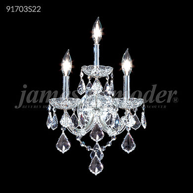 Maria Theresa Grand Collection 3 Light Wall Sconce-Vanity Crystal Chandelier Wall Lamp Home Decor by James R. Moder