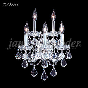 Maria Theresa Grand Collection 5 Light Wall Sconce-Vanity Crystal Chandelier Wall Lamp Home Decor by James R. Moder