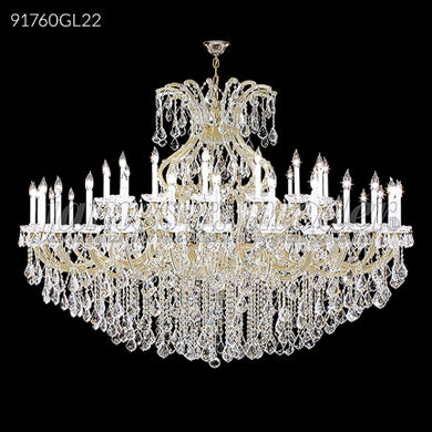 Maria Theresa Grand Collection 48 Light Crystal Chandelier Gold Finish Ceiling Light by James R. Moder