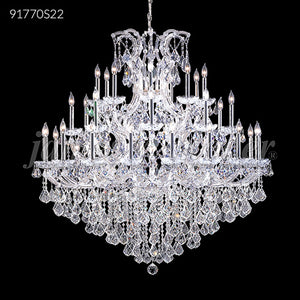 Maria Theresa Grand Collection 36 Light Crystal Chandelier Silver Finish Ceiling Light by James R. Moder