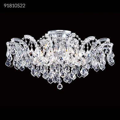 Maria Theresa Grand Collection 8 Light Flush Mount Pendant Crystal Chandelier Ceiling Light by James R. Moder