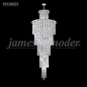 Large Entry Crystal Chandelier Prestige Collection 34 Light Ceiling Light by James R. Moder