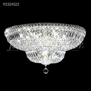 Prestige All Crystal Flush Mount Pendant Chandelier 16 Light Ceiling Light by James R. Moder