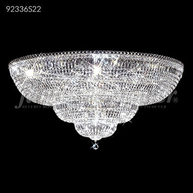 Prestige All Crystal Flush Mount Pendant Chandelier 24 Light Ceiling Light by James R. Moder