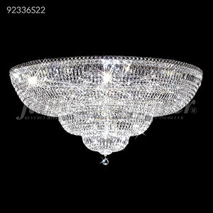 Prestige All Crystal Flush Mount Pendant Chandelier 24 Light Ceiling Light by James R. Moder
