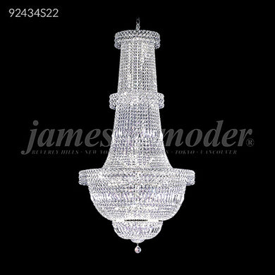 Prestige All Crystal Large Entry Chandelier 34 Light Ceiling Light by James R. Moder