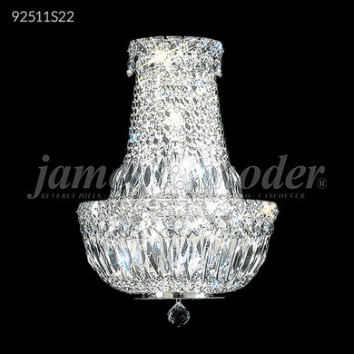 Prestige All Crystal Wall Sconce 3 Light Crystal Chandelier Wall Lamp Home Decor by James R. Moder
