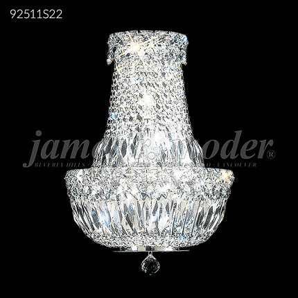 Prestige All Crystal Wall Sconce 3 Light Crystal Chandelier Wall Lamp Home Decor by James R. Moder