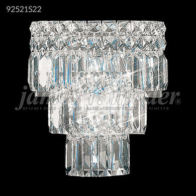 Prestige All Crystal Wall Sconce 2 Light Crystal Chandelier Wall Lamp Home Decor by James R. Moder