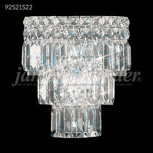 Prestige All Crystal Wall Sconce 2 Light Crystal Chandelier Wall Lamp Home Decor by James R. Moder
