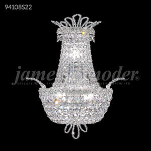 Princess Collection Empire 3 Light Wall Sconce-Vanity Crystal Chandelier Wall Lamp Home Decor by James R. Moder