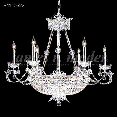 Princess Collection 6 Light Crystal Chandelier Ceiling Light by James R. Moder