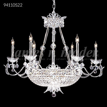 Princess Collection 6 Light Crystal Chandelier Ceiling Light by James R. Moder