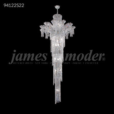 Princess Collection Large Entry Crystal Chandelier Ceiling Light by James R. Moder